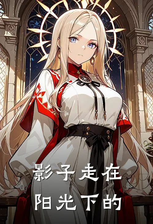 影子走在阳光下的