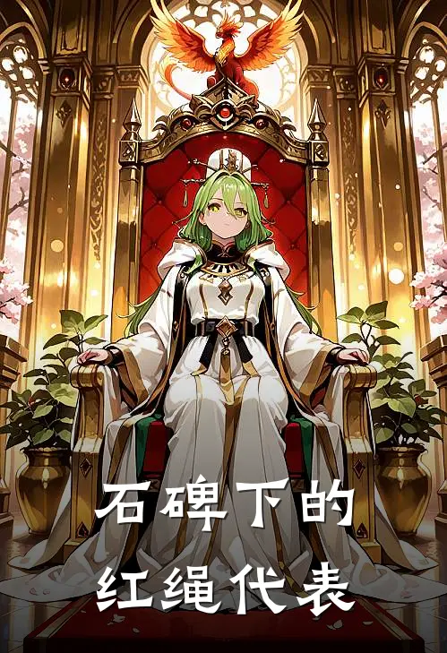 石碑下的红绳代表