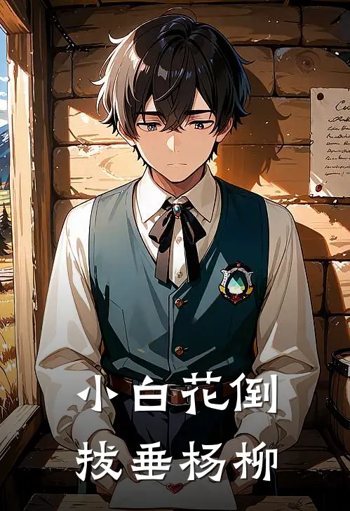 小白花倒拔垂杨柳