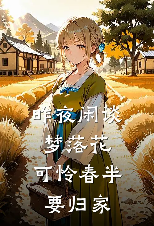 昨夜闲谈梦落花,可怜春半要归家